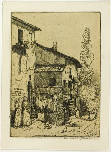 Siena by Donald Shaw MacLaughlan, print, 1905