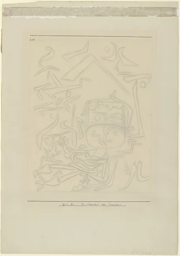 Physiognomy of a Dream (Physiognomie eines Traumes) by Paul Klee, drawing, 1924
