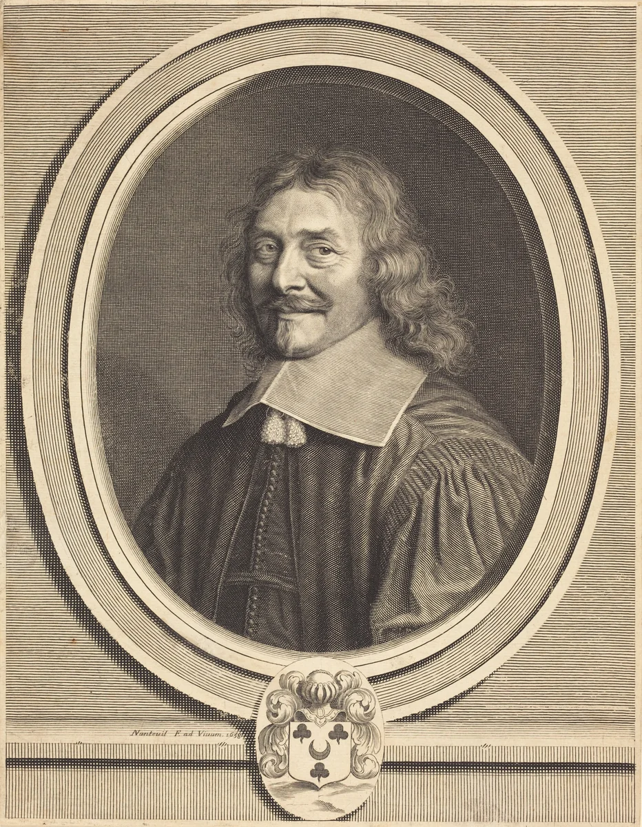 Simon Dreux d'Aubray by Robert Nanteuil, print, 1658