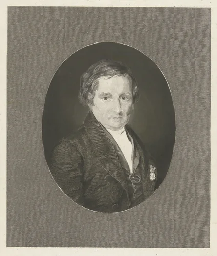 Portret van Willem de Clercq by Henricus Wilhelmus Couwenberg, print, 1829-1845