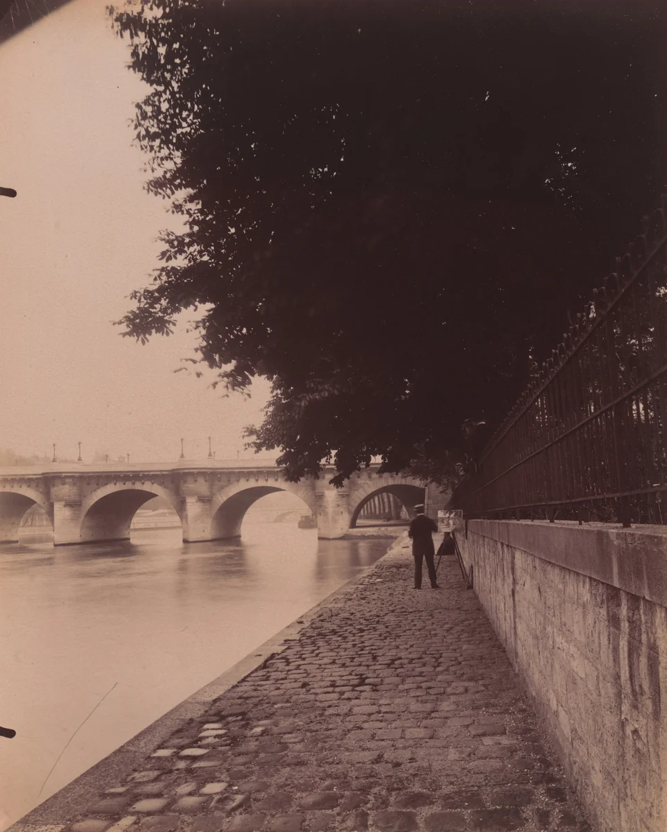 Terre-plein du Pont Neuf by Eugène Atget, photograph, 1910
