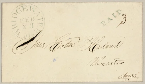 Valentine envelope by Unknown Artist, other, 1860-1869