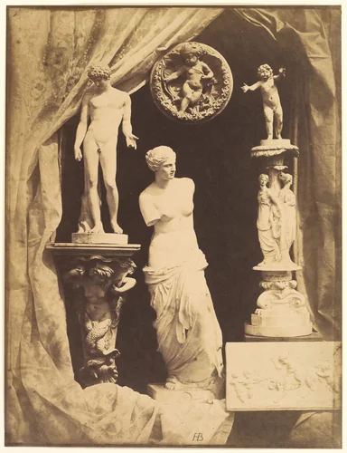 [Still Life with Statuary] by Hippolyte Bayard, photograph, 1850-1855