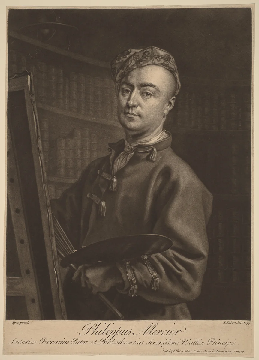 Philip Mercier by John Faber II
Philip Mercier, print, 1684-1756