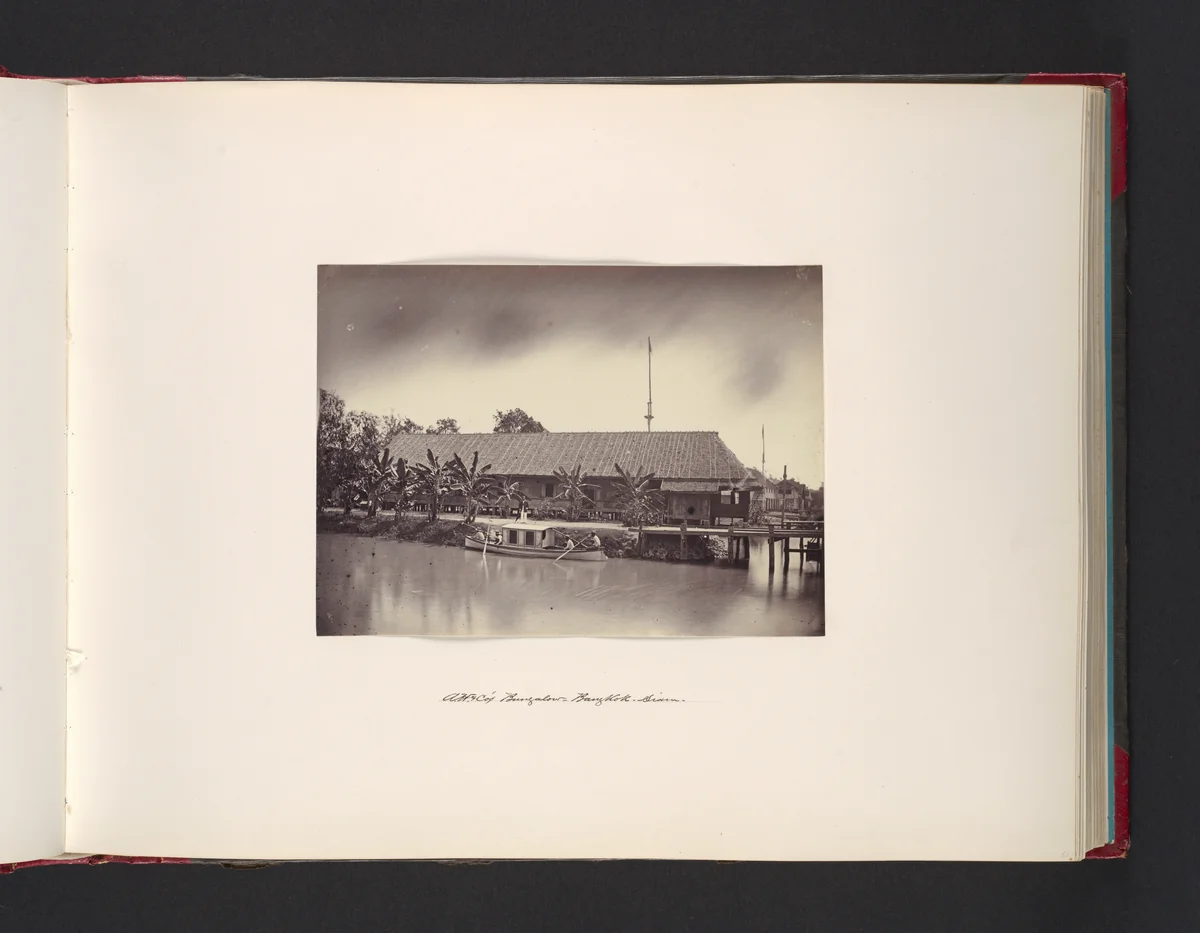 Augustine Heard & Co. Bungalow, Bangkok, Siam by John Thomson, photograph, 1865