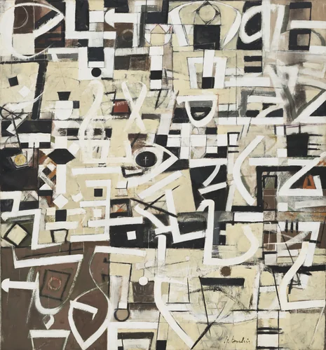 Number 20 by Bradley Walker Tomlin, painting, 1949