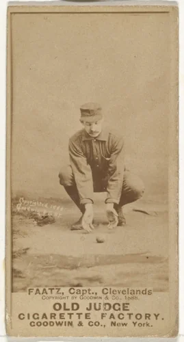 Jayson S. "Jay" Faatz, Captain, Cleveland, from the Old Judge series (N172) for Old Judge Cigarettes by Goodwin & Company, photograph, 1888