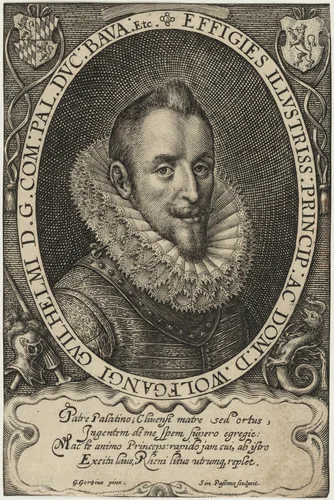 Wolfgang William, Count Palatine by Simon van de Passe, print, 1618