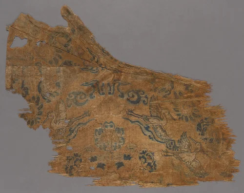 Fragment from a Garment (smaller fragment, outer layer) by Unknown, textile, 900-999