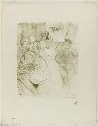 Lender Taking a Bow by Henri de Toulouse-Lautrec, print, 1895