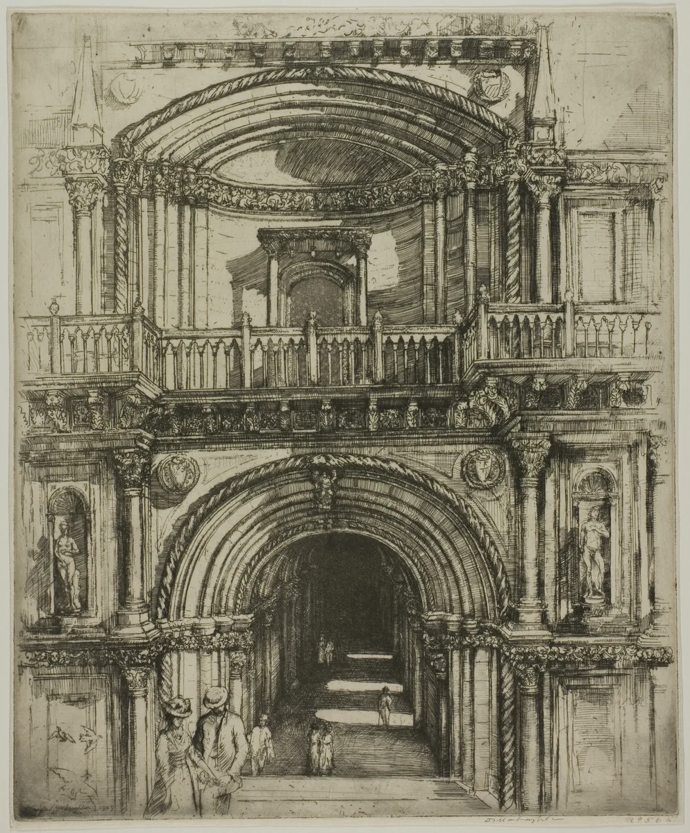 In the Marble City by Donald Shaw MacLaughlan, print, 1909