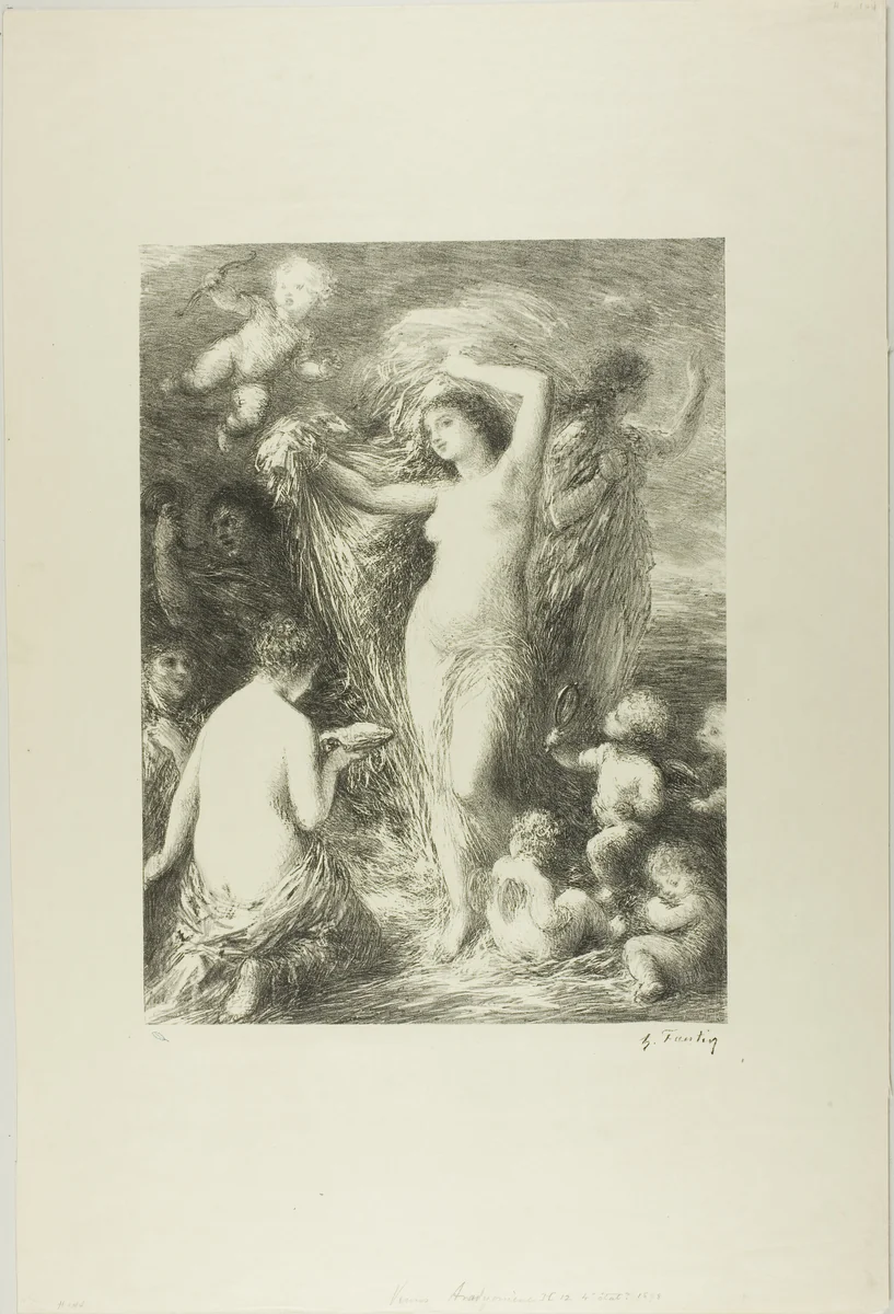 Venus Anadyomena by Henri Fantin-Latour, print, 1898