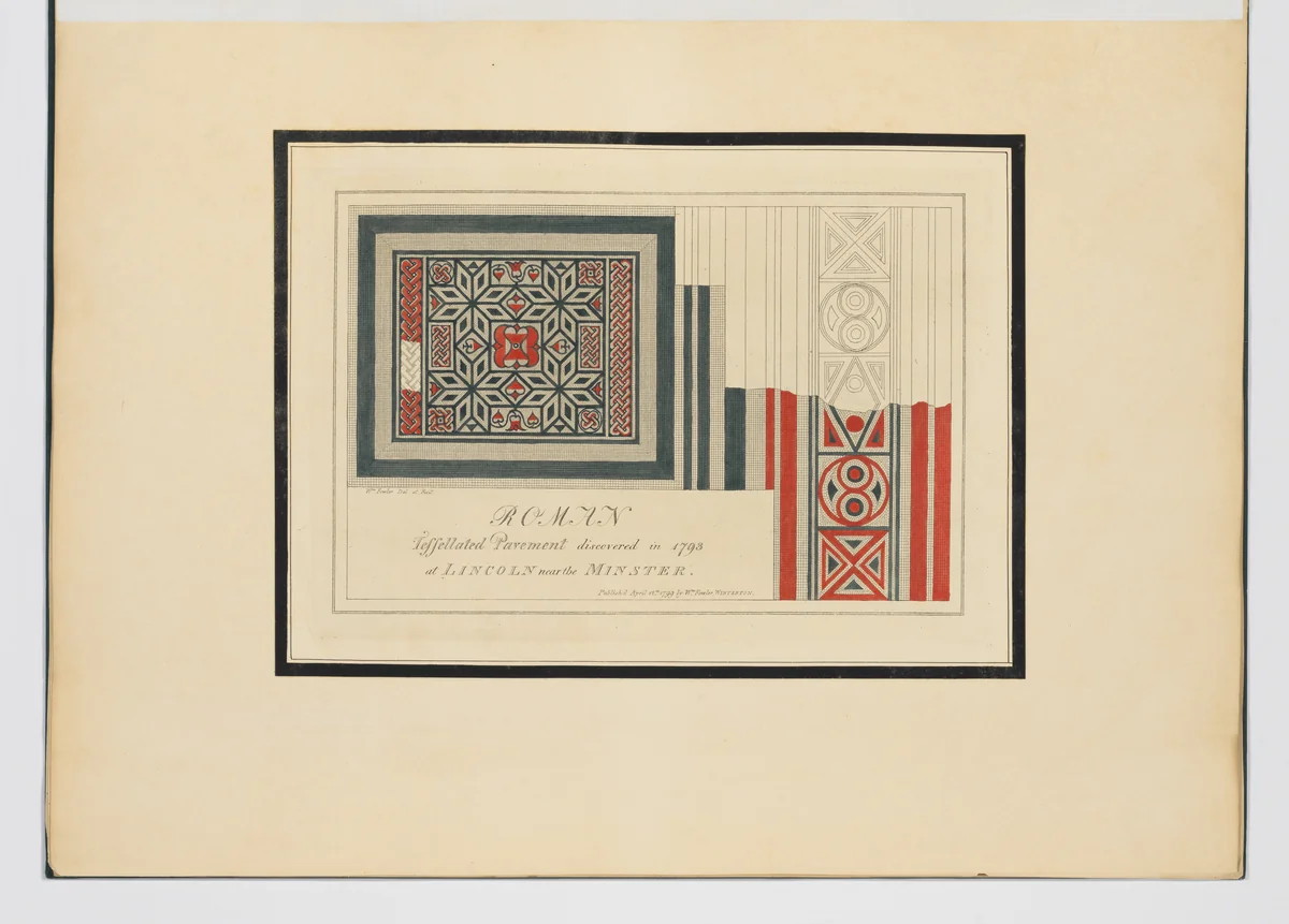 Engravings of the Principal Mosaic Pavements...in Various Parts of Great Britain, also...of Several Subjects in Stained Glass, Volume 1 by William Fowler, book, 1804