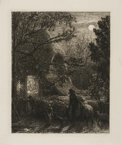 Christmas by Samuel Palmer, print, 1850
