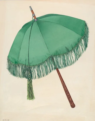 Parasol by Virginia Berge, index of american design, 1935-1942