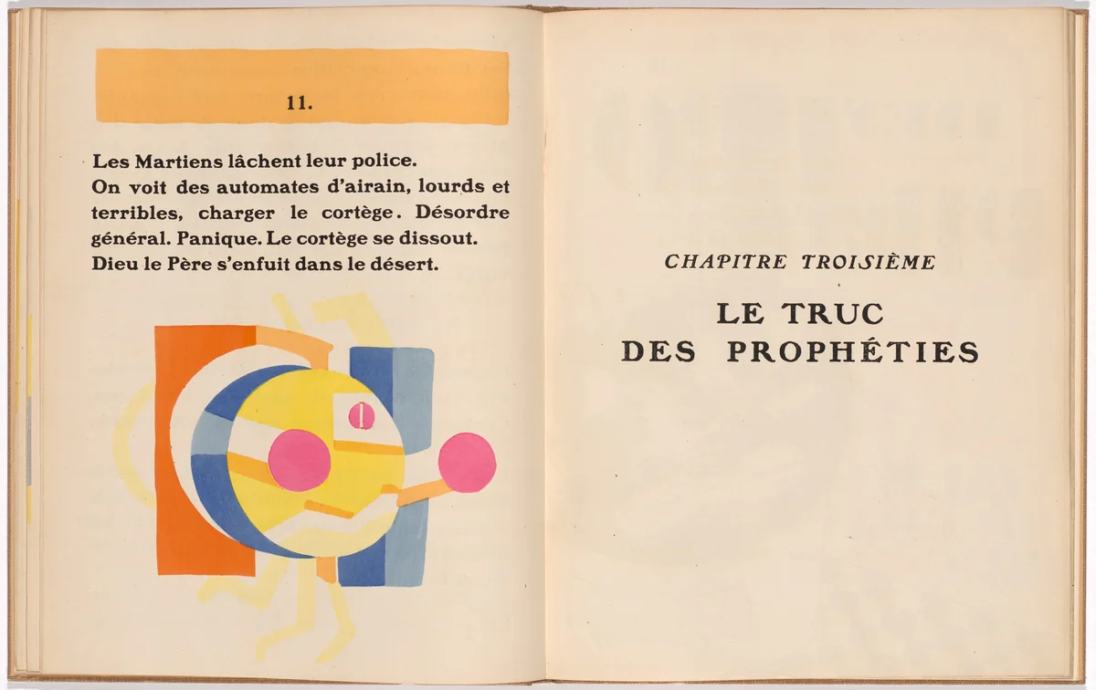 Tailpiece (folio 10 verso) from La Fin du monde filmée par l'ange de N.-D. (The End of the World Filmed by the Angel of Notre Dame) by Fernand Léger, illustrated book, 1919