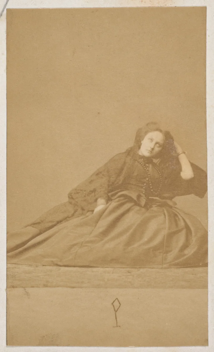 Réverie by Pierre-Louis Pierson, photograph, 1860-1869
