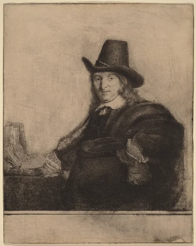 Jan Asselijn by Rembrandt van Rijn, print, 1647