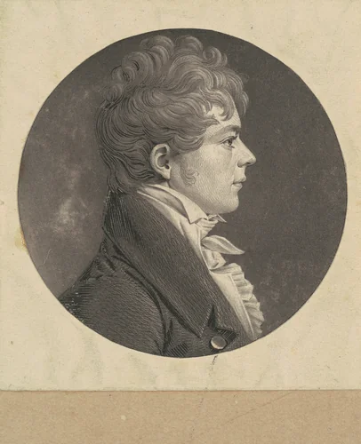Joseph Clinton by Charles B. J. Févret de Saint-Mémin, print, 1798-1808