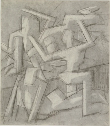 Study for In the Hold by David Bomberg, drawing, 1913