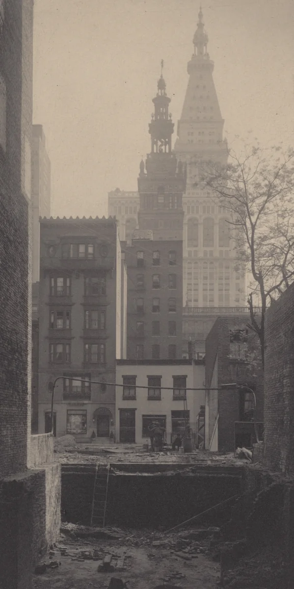 A Bit of New York by Alfred Stieglitz, photograph, 1913