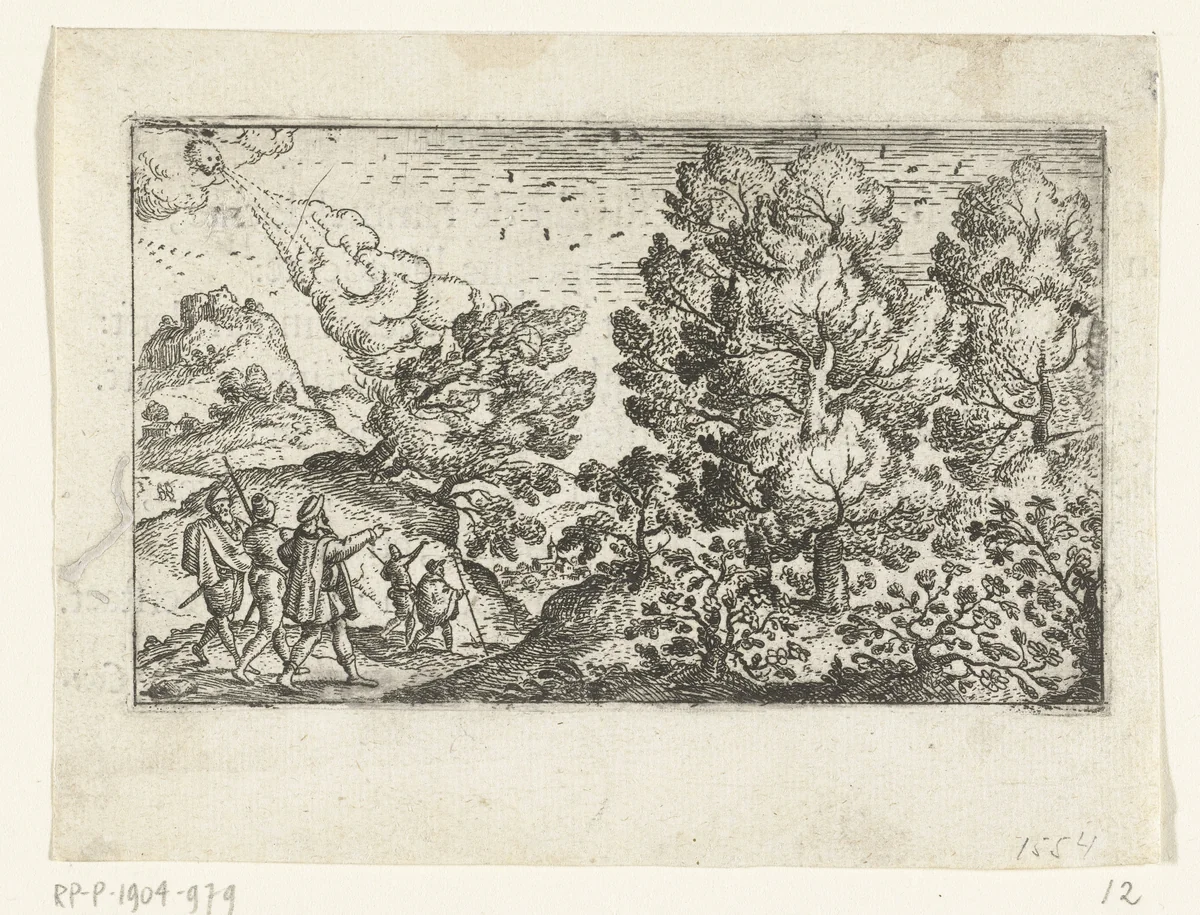 Voorzichtig reizen by Unknown, print, 1585-1608