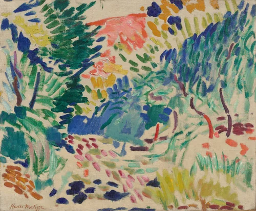 Landscape at Collioure by Henri Matisse, painting, 1905