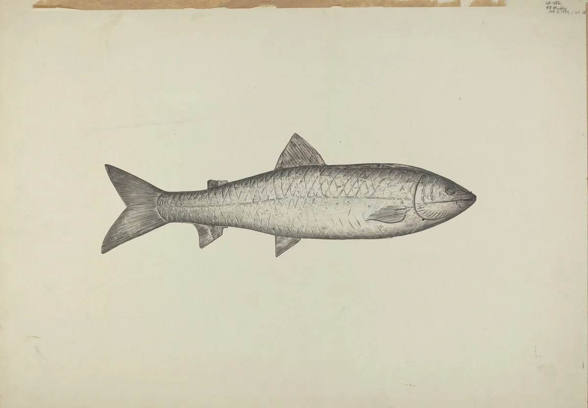 Fish Shop Sign by Henry Murphy, index of american design, 1939