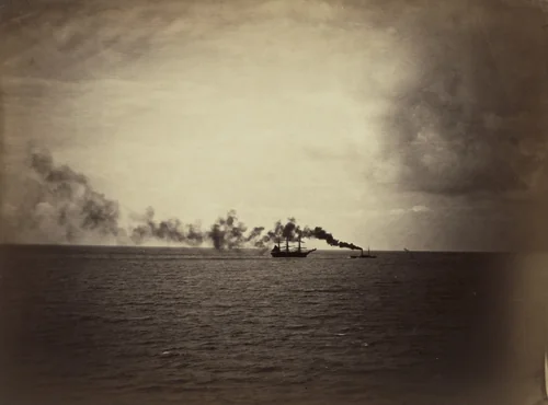 The Tugboat by Gustave Le Gray, photograph, 1857