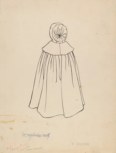 Cape by Eleanor Gausser, index of american design, 1935-1942