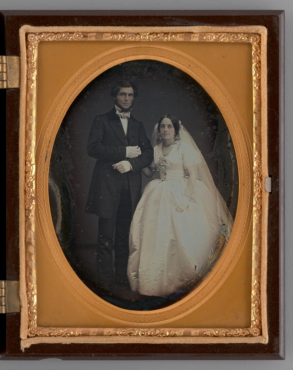 Untitled (Wedding Portrait) by Unknown maker, other, 1861
