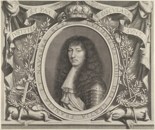 Louis XIV by Robert Nanteuil, print, 1661