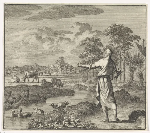 Embleem: weiland by Jan Luyken, print, 1695-1705
