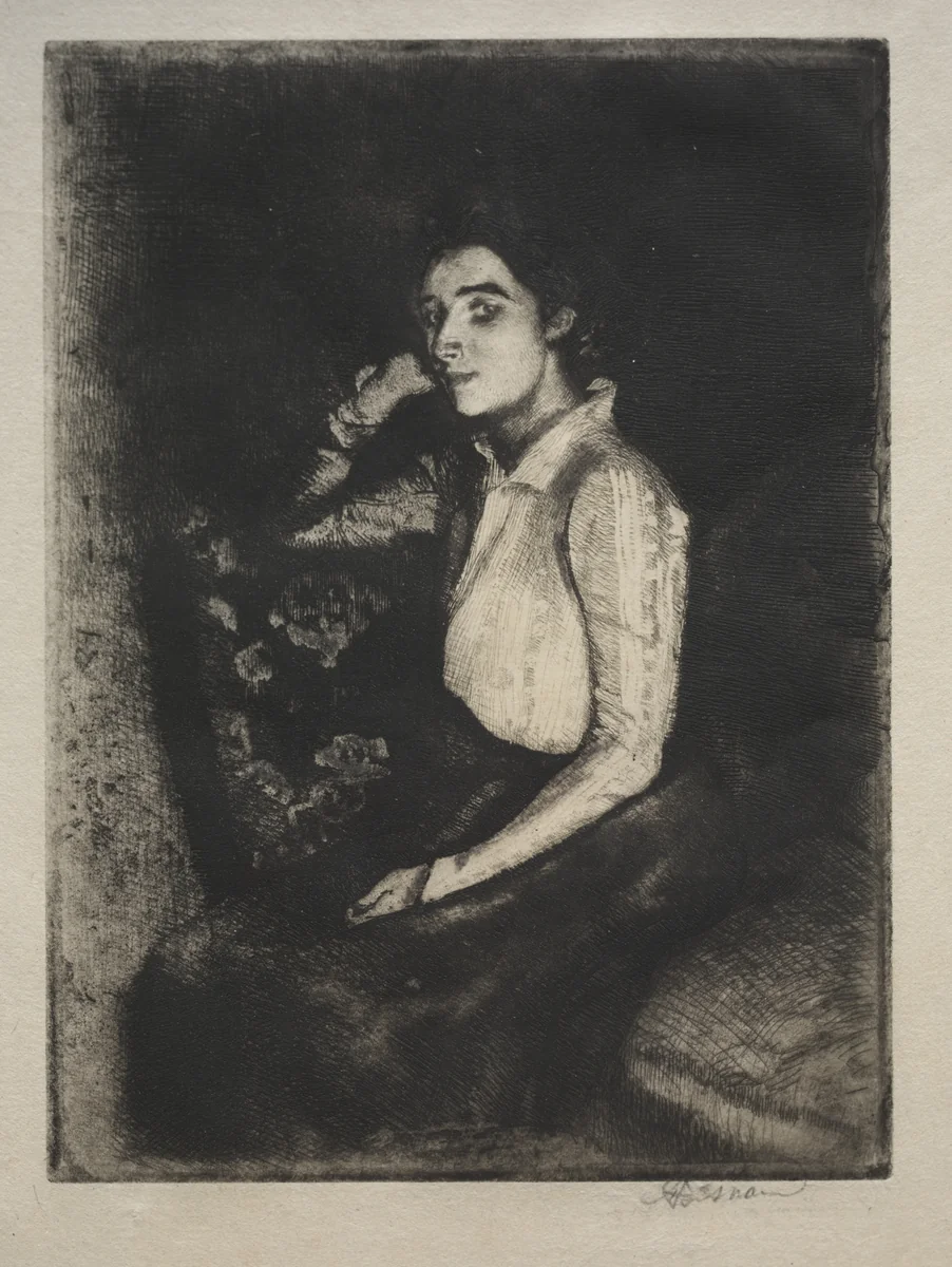 Le Biarotte by Albert Besnard, print, 1901