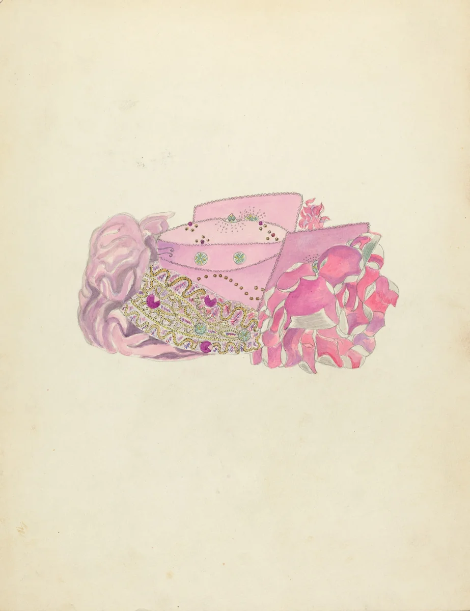 Hat by Mae Szilvasy, index of american design, 1935-1942