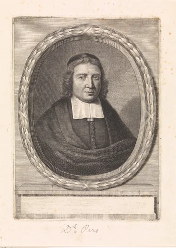 Portret van Adriaan Pars by Anthony van Zijlvelt, print, 1688