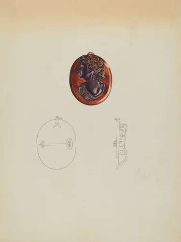Brooch by Isidore Steinberg, index of american design, 1937
