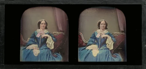 Portrait of a Woman by Antoine Claudet, photograph, 1845-1855