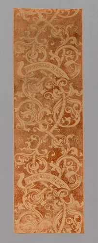 Panel by Anton Herkomer, textile, 1890