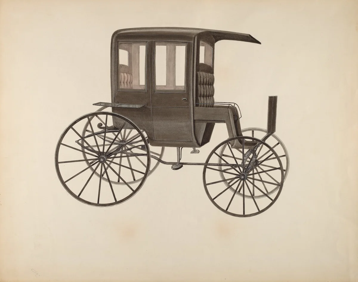 Cab or Cabriole by Fred Weiss, index of american design, 1936