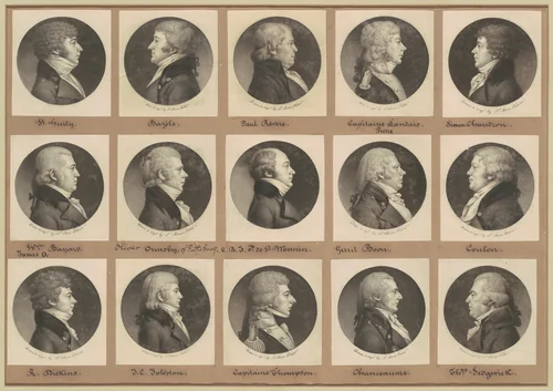 Saint-Mémin Collection of Portraits, Group 18 by Charles B. J. Févret de Saint-Mémin, volume, 1799-1801
