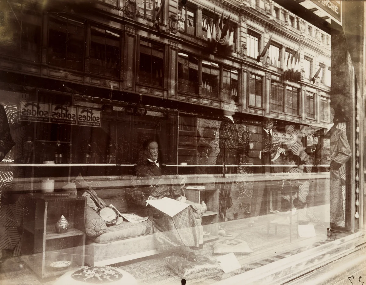 Magasins du Bon Marché by Eugène Atget, photograph, 1926