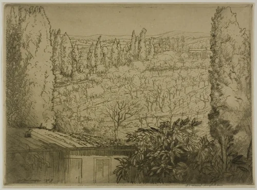 Tuscany by Donald Shaw MacLaughlan, print, 1909