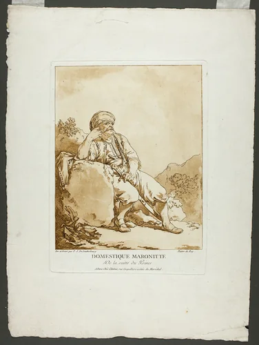 Domestic Maronite by Philip Jacques de Loutherbourg, print, 1760-1812