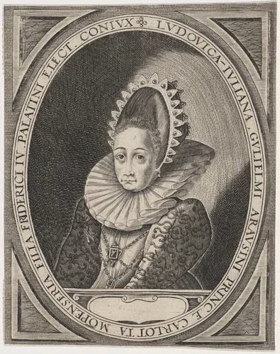 Louise Juliana, Wife of Frederick IV by Unknown 19th Century, print, 1800-1899