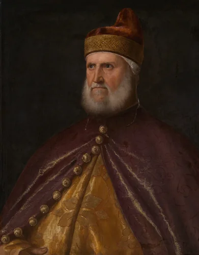 Doge Andrea Gritti by Titian, painting, 1500-1600
