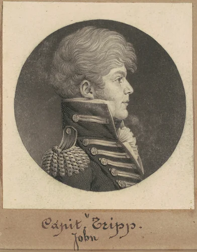 John Trippe by Charles B. J. Févret de Saint-Mémin, print, 1809
