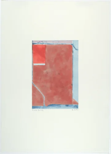 Small Red by Richard Diebenkorn, print, 1980