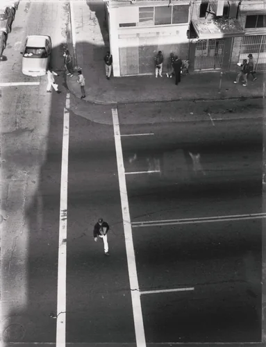 Sixth Street, San Francisco by Jim Goldberg, photograph, 1992