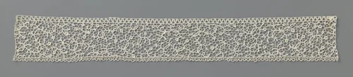 Strook naaldkant met ijle spiraalranken by anonymous, other, 1690-1699